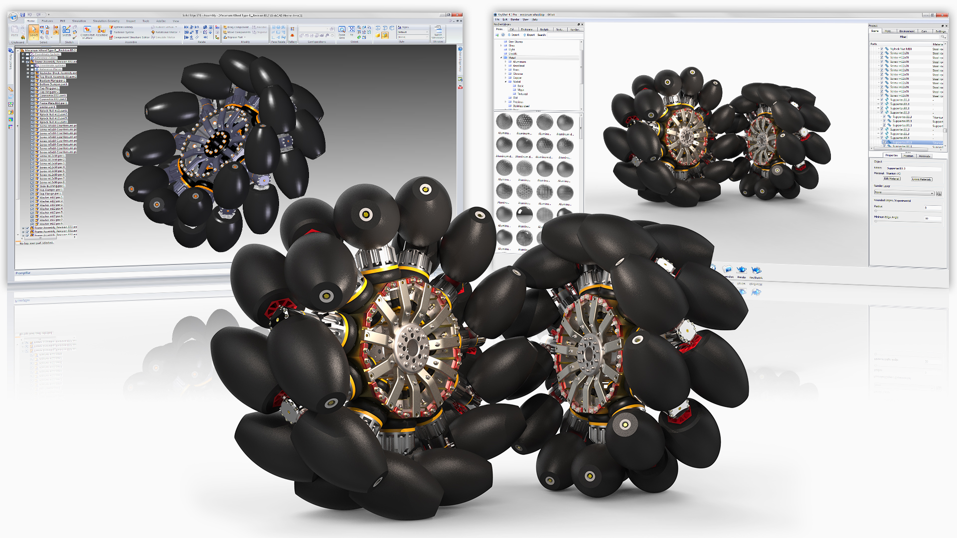 KeyShot Rendering for Solid Edge creates Stunning Visuals of your 3D models