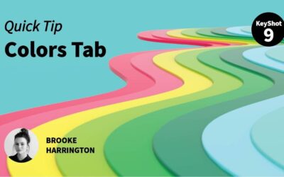Quick Tip 96: KeyShot Colors Tab