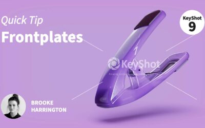 Quick Tip 110: Using KeyShot Frontplates for Graphics Layout