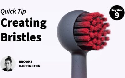 Quick Tip 114: How to Create Bristles with KeyShot Fuzz