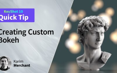 Quick Tip 124: Create Custom Bokeh in KeyShot