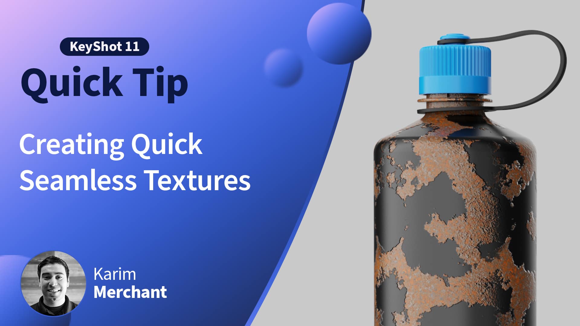 Quick Tip 146: Nahtlose Texturen in KeyShot