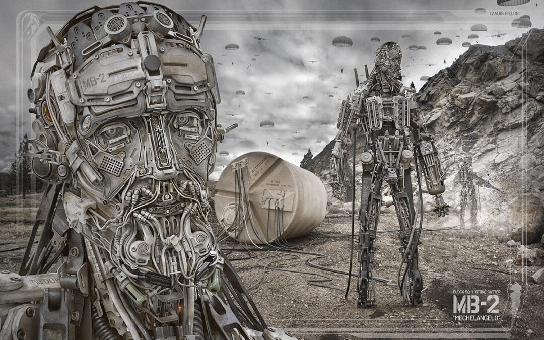 Landis Fields: “Nuthin’ but Mech: V2” Preview of Mechelangelo