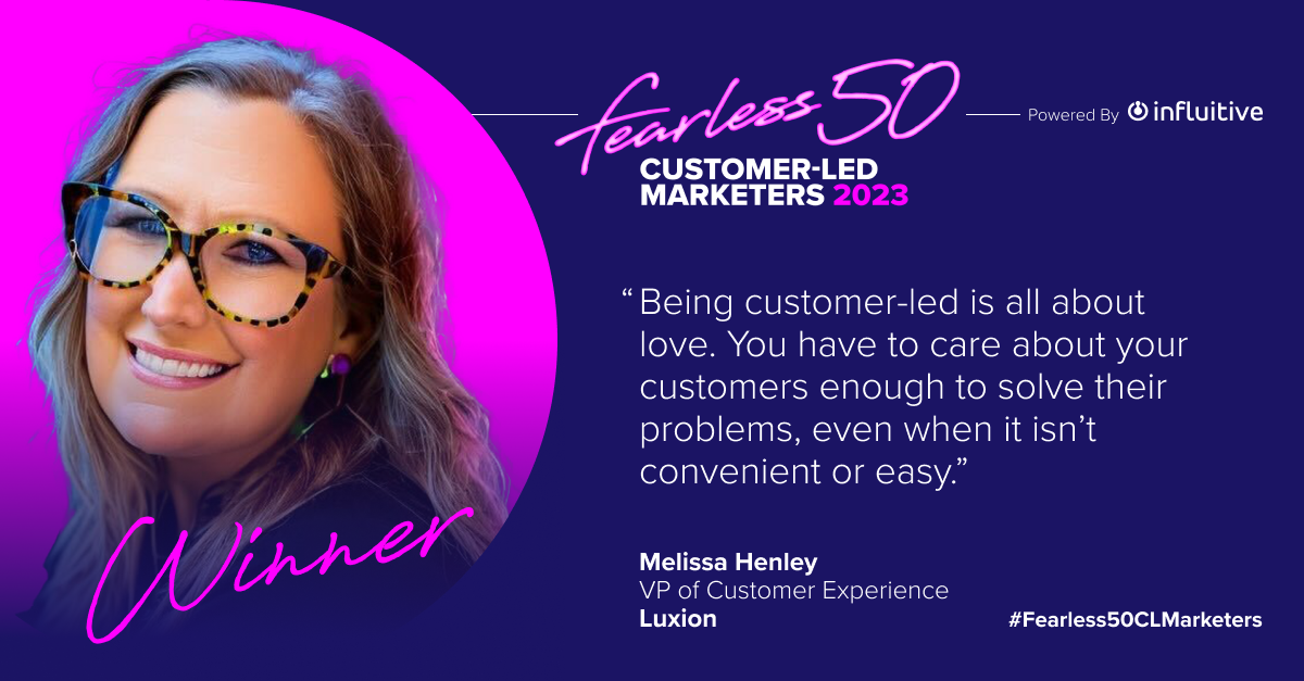 KeyShot’s Melissa Henley Named to Fearless 50 Customer-Led Marketing Leaders List for 2023