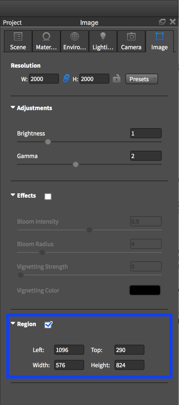 How to Use KeyShot Real-time Region Rendering