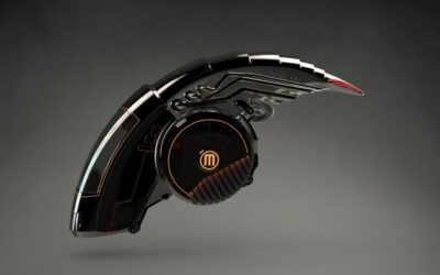 Futuristic Spacecraft Wins 3D Print Challenge, Rendered in KeyShot.