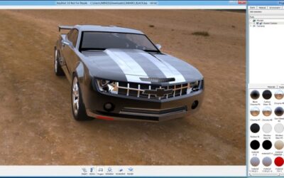 3D Rendering of a Camaro Done in KeyShot