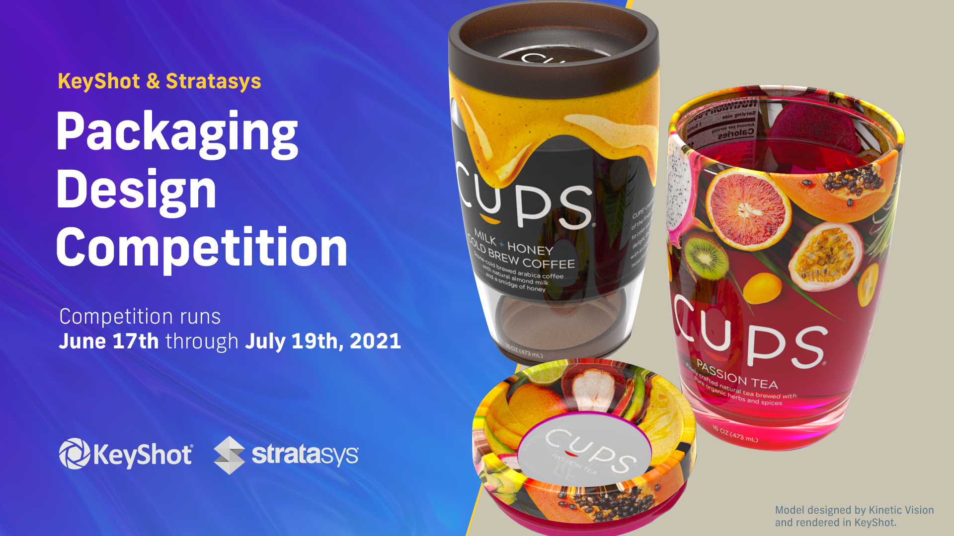 Stratasys & KeyShot Packaging Design Competition