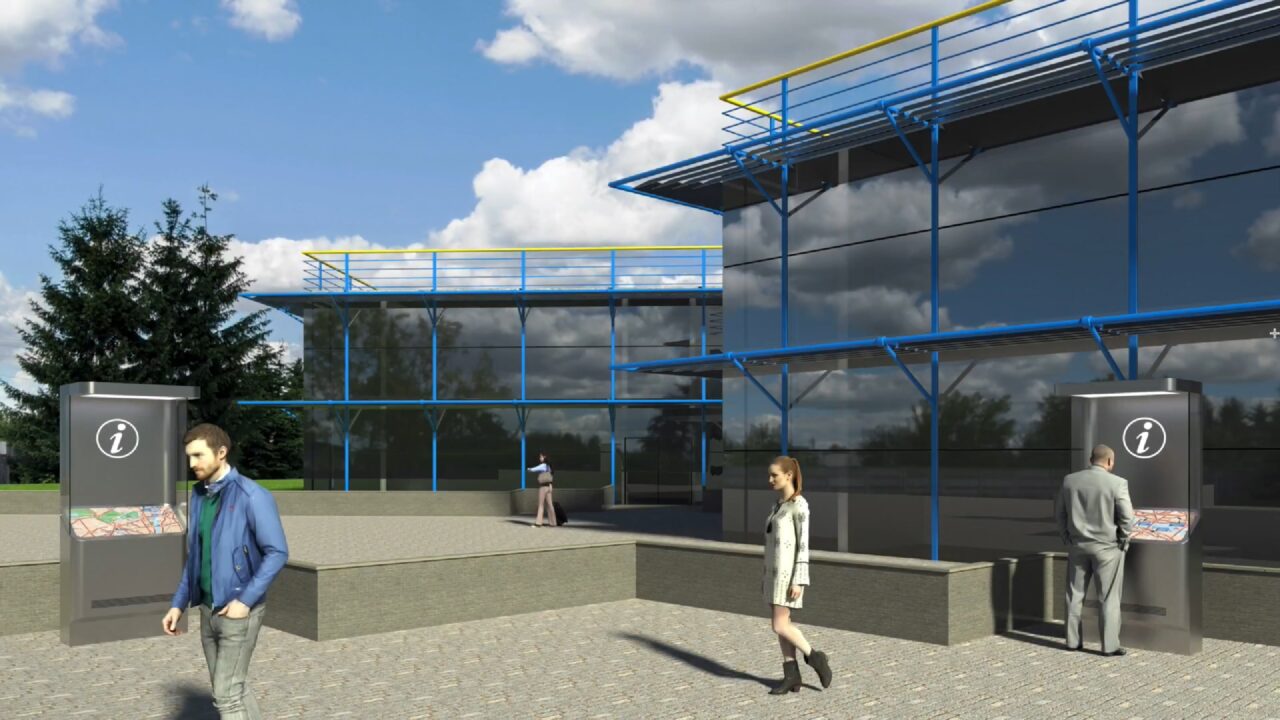 Keyshot Building Renders Architectural Exterior Render Using Rhino for Mac and KeyShot