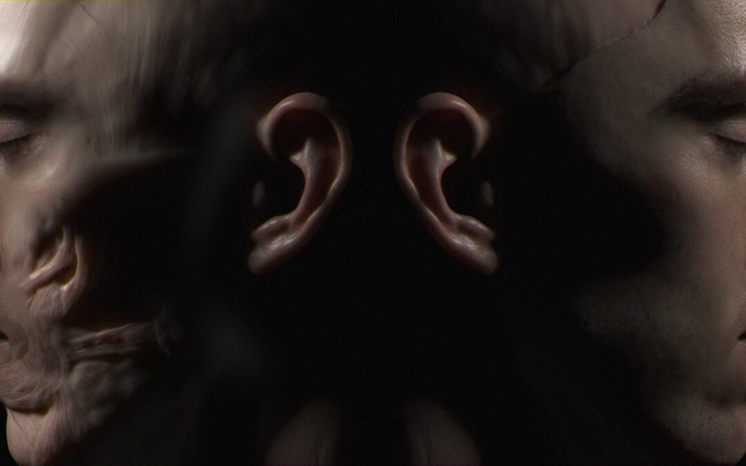 Amazing Split-face Sculpt Rendered in KeyShot