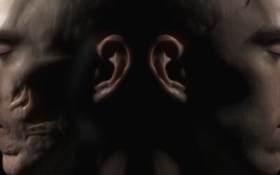 Amazing Split-face Sculpt Rendered in KeyShot