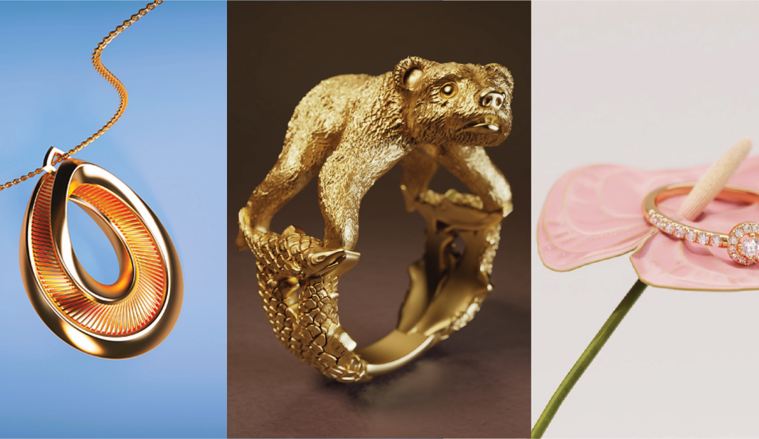 These KeyShot Jewelry Renderings Bring the Brilliance and Bling
