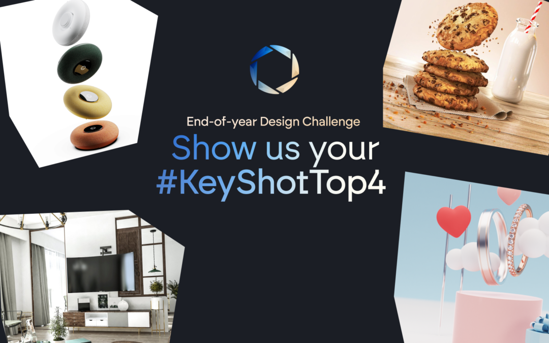 Win great prizes in the #KeyShotTop4 design challenge
