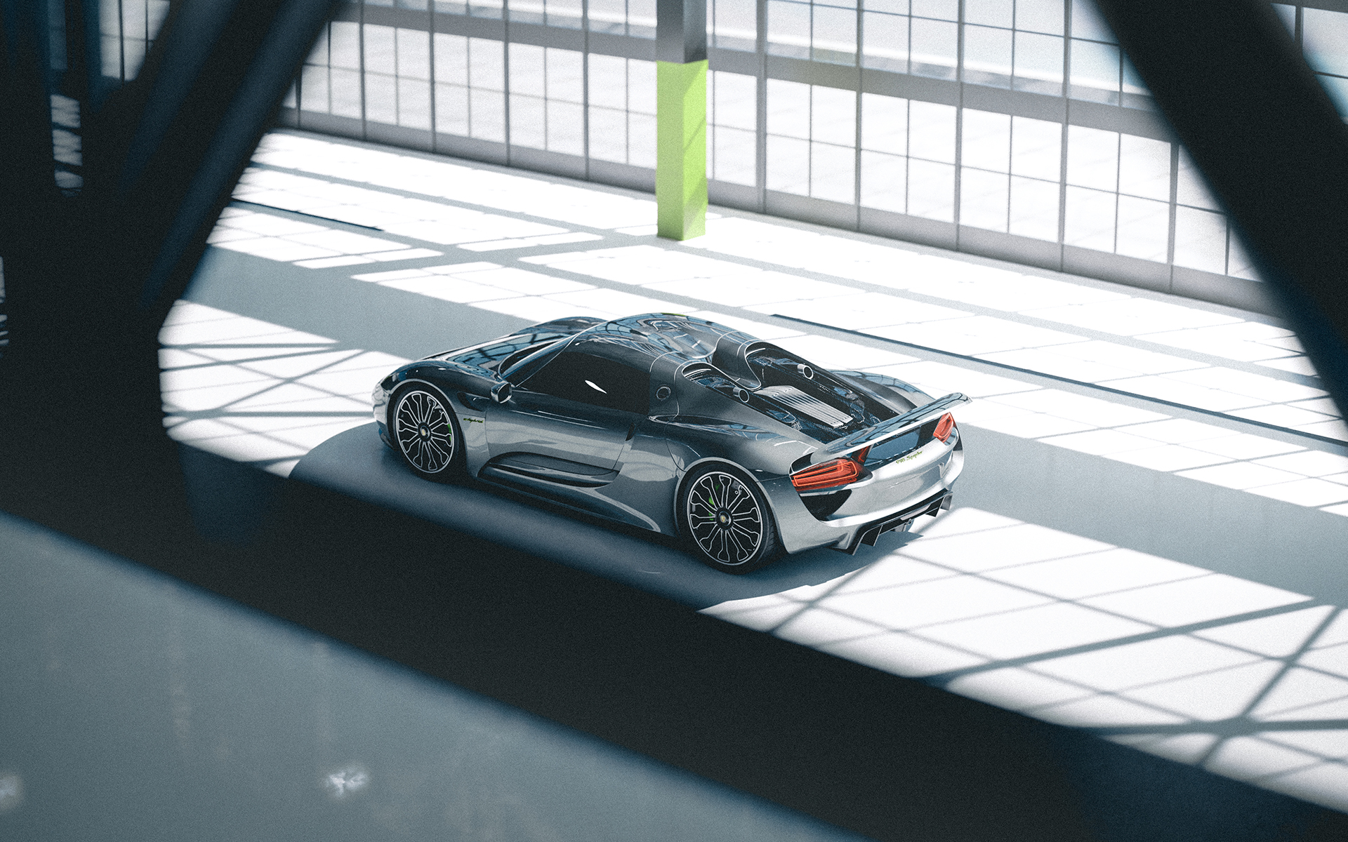 3D automobile render in KeyShot Studio by Nils Piirma
