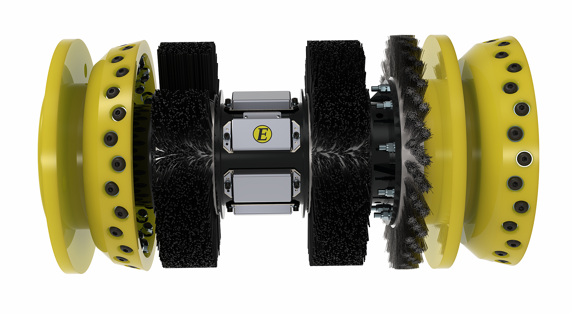 Enduro KeyShot rendering of machine part during development process