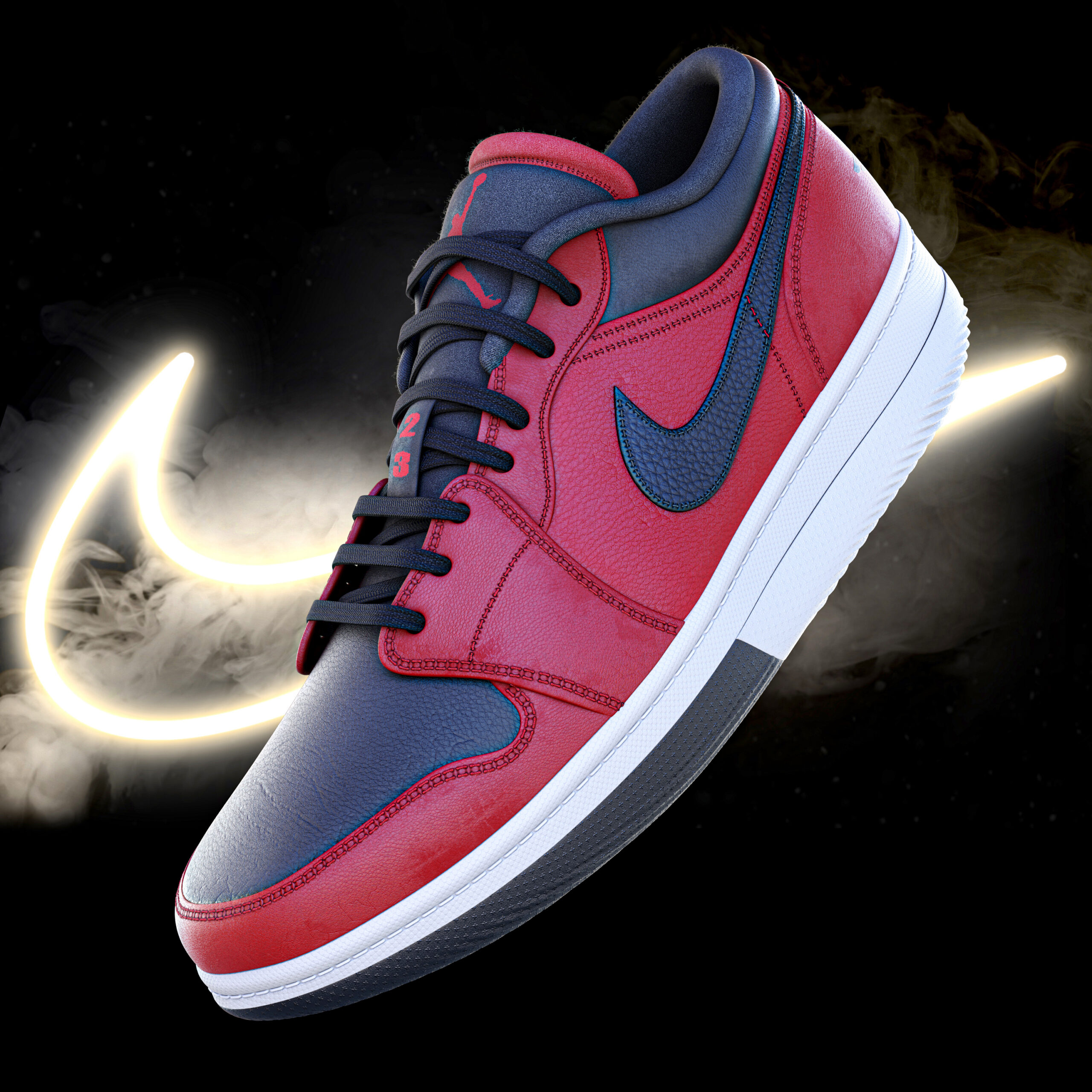 Alex_Philpott_Frame 7 Nike Air Jordan rendered in KeyShot